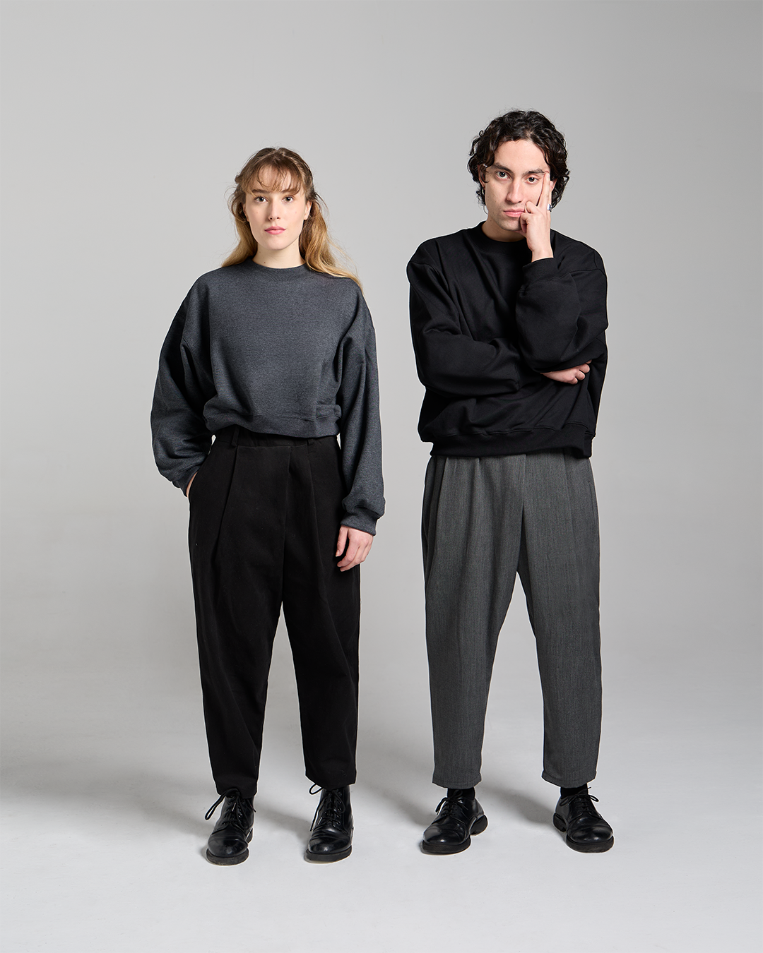 Pantalón pinza cruzada