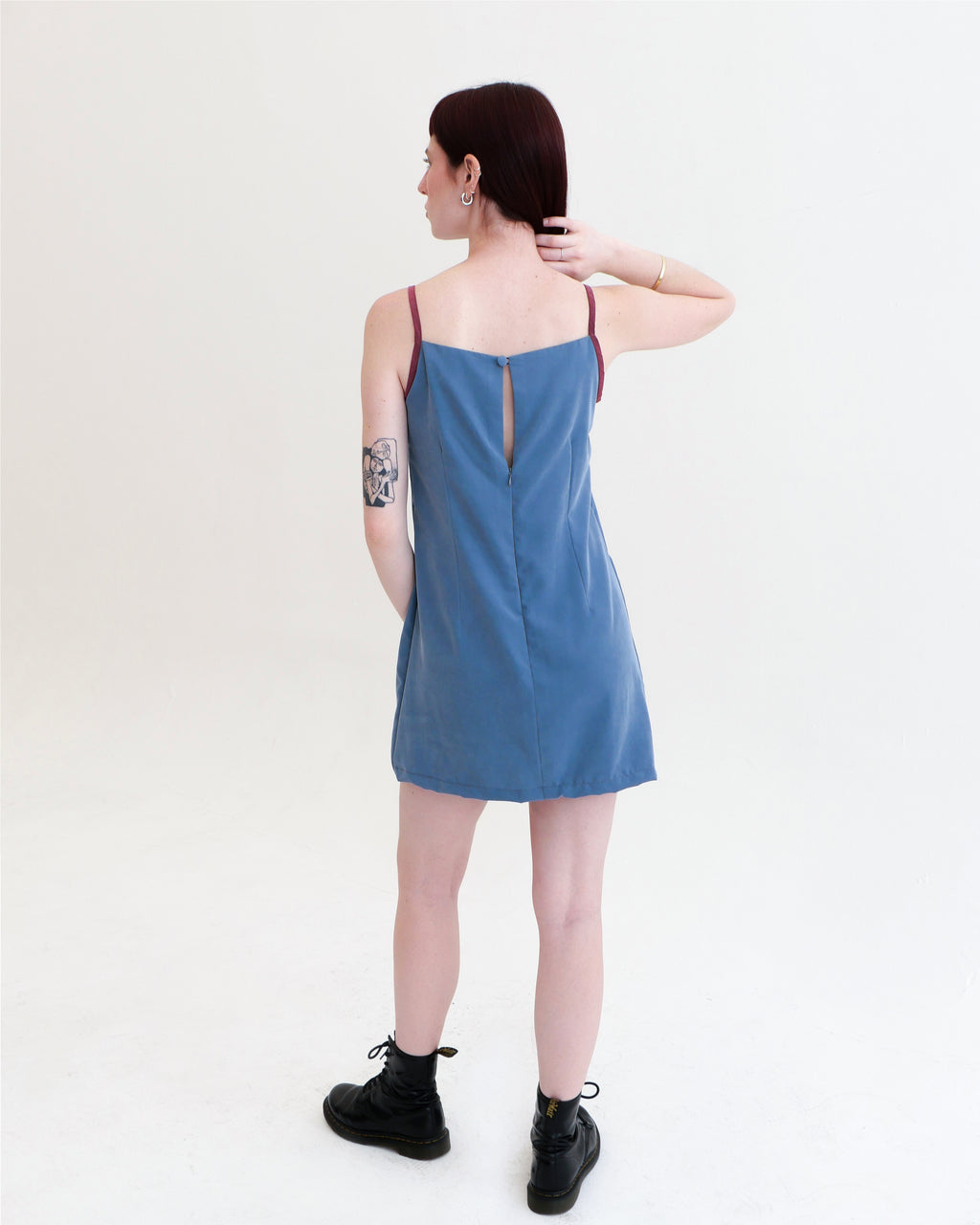 Vestido bicolor