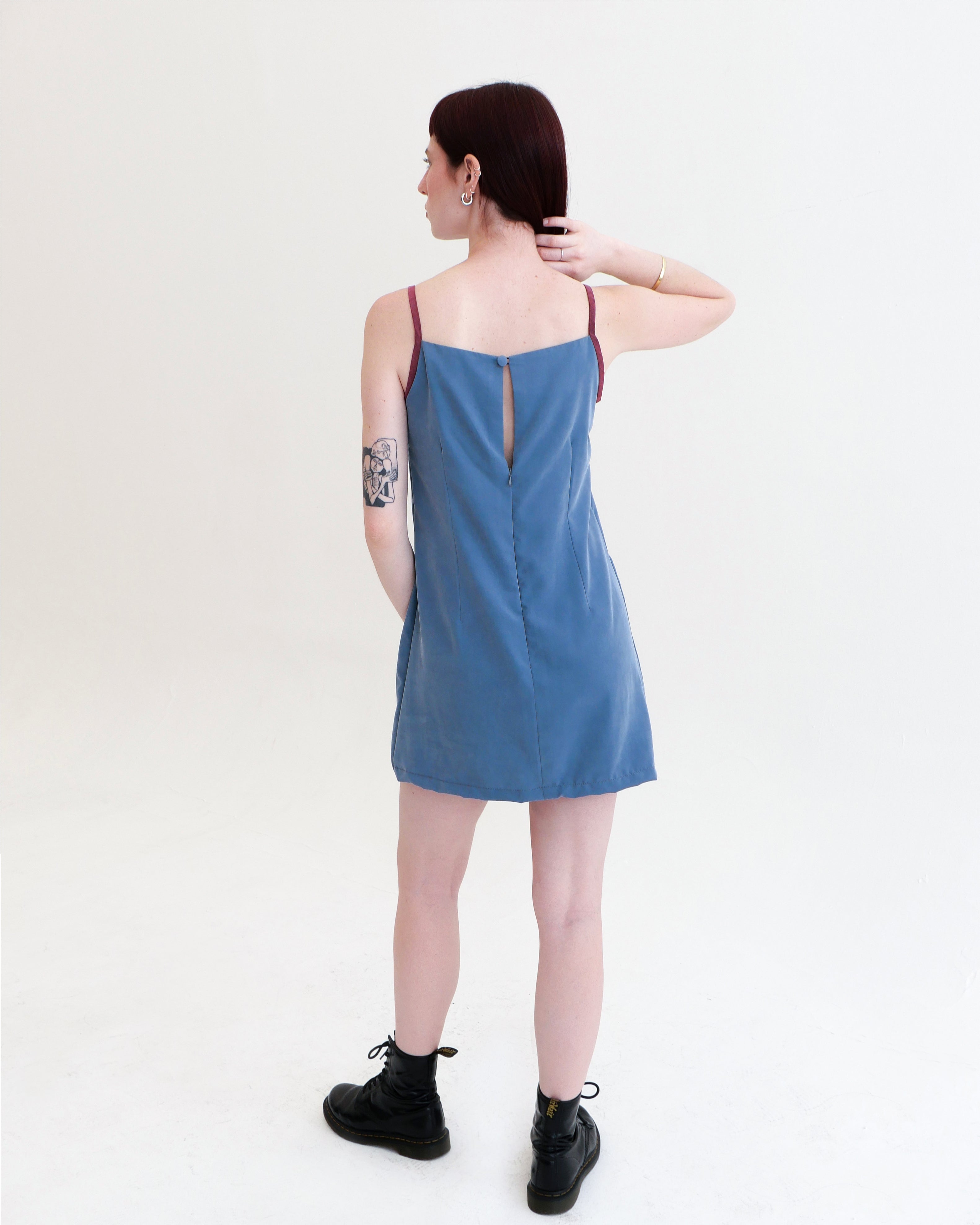 Vestido bicolor