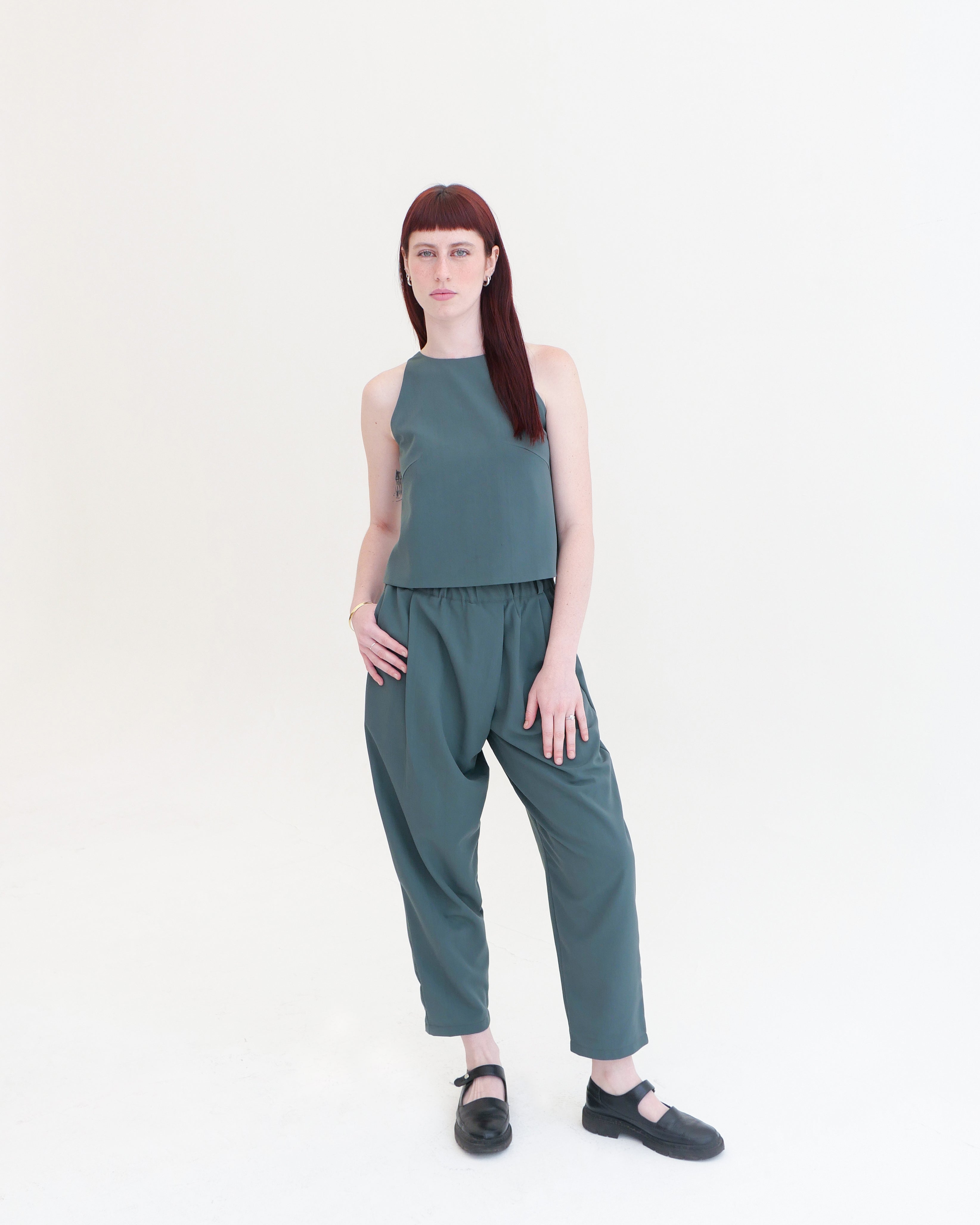 Pantalón pinza cruzada