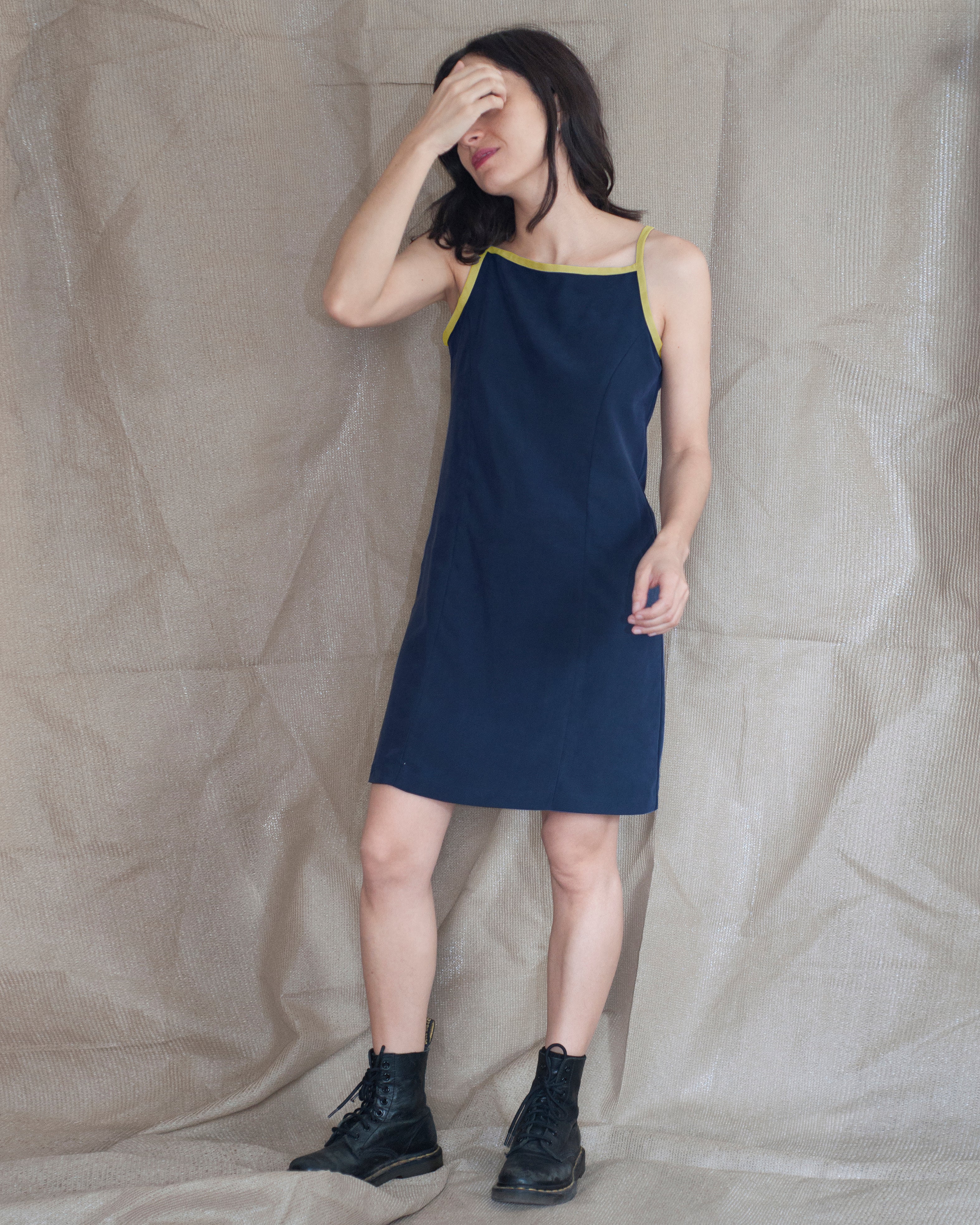 Vestido bicolor