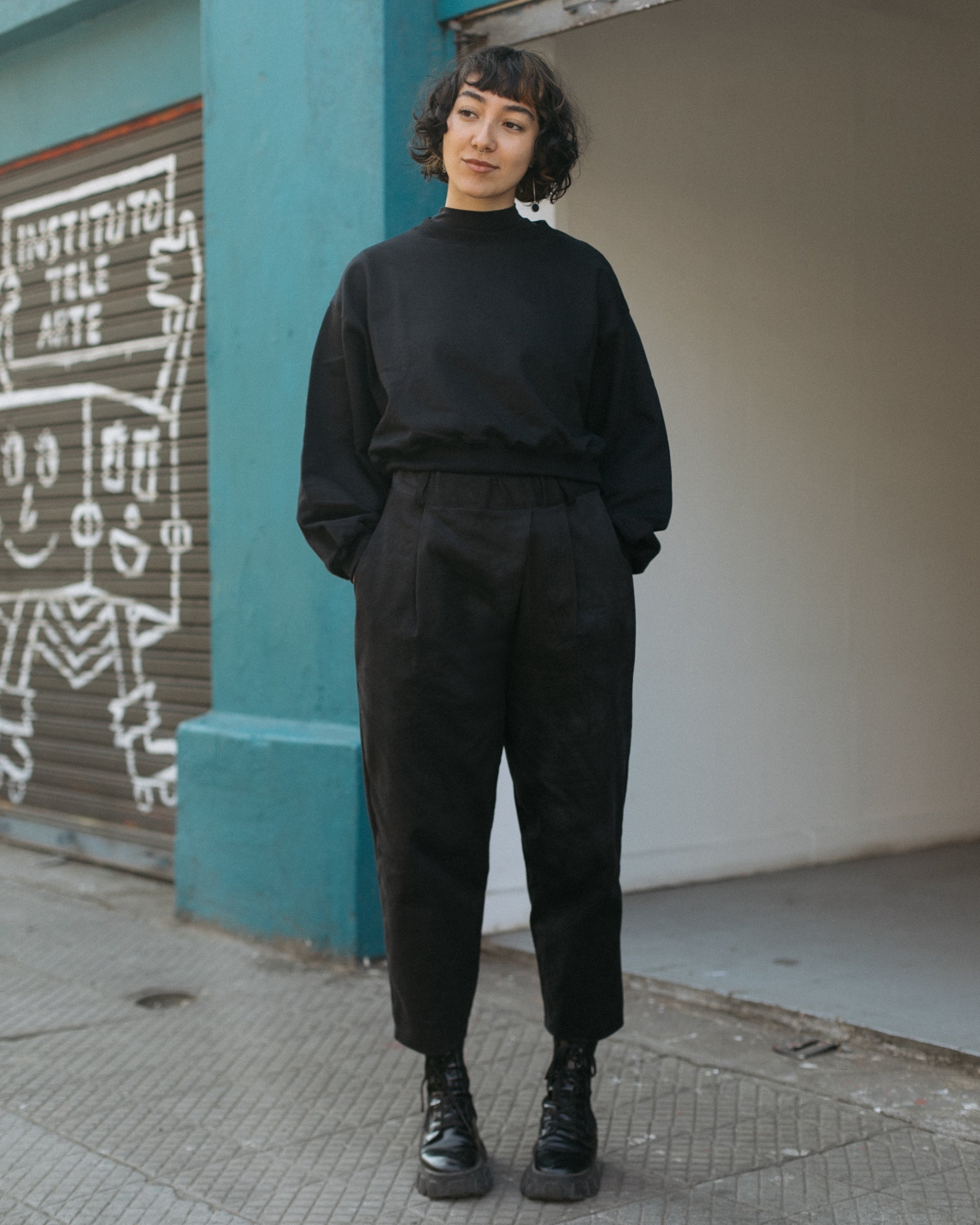 Pantalón pinza cruzada