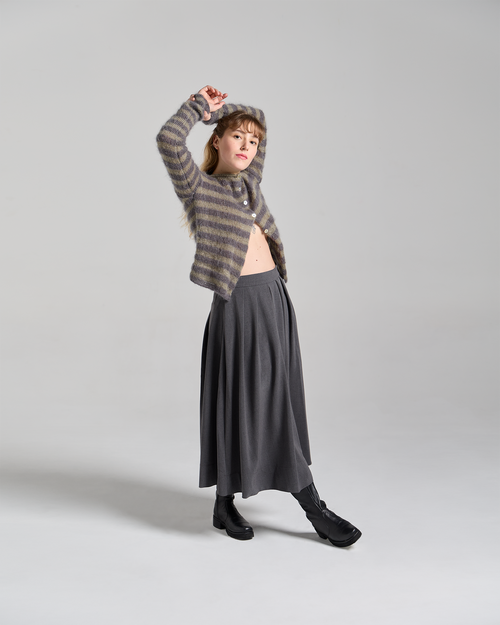 Falda plisada