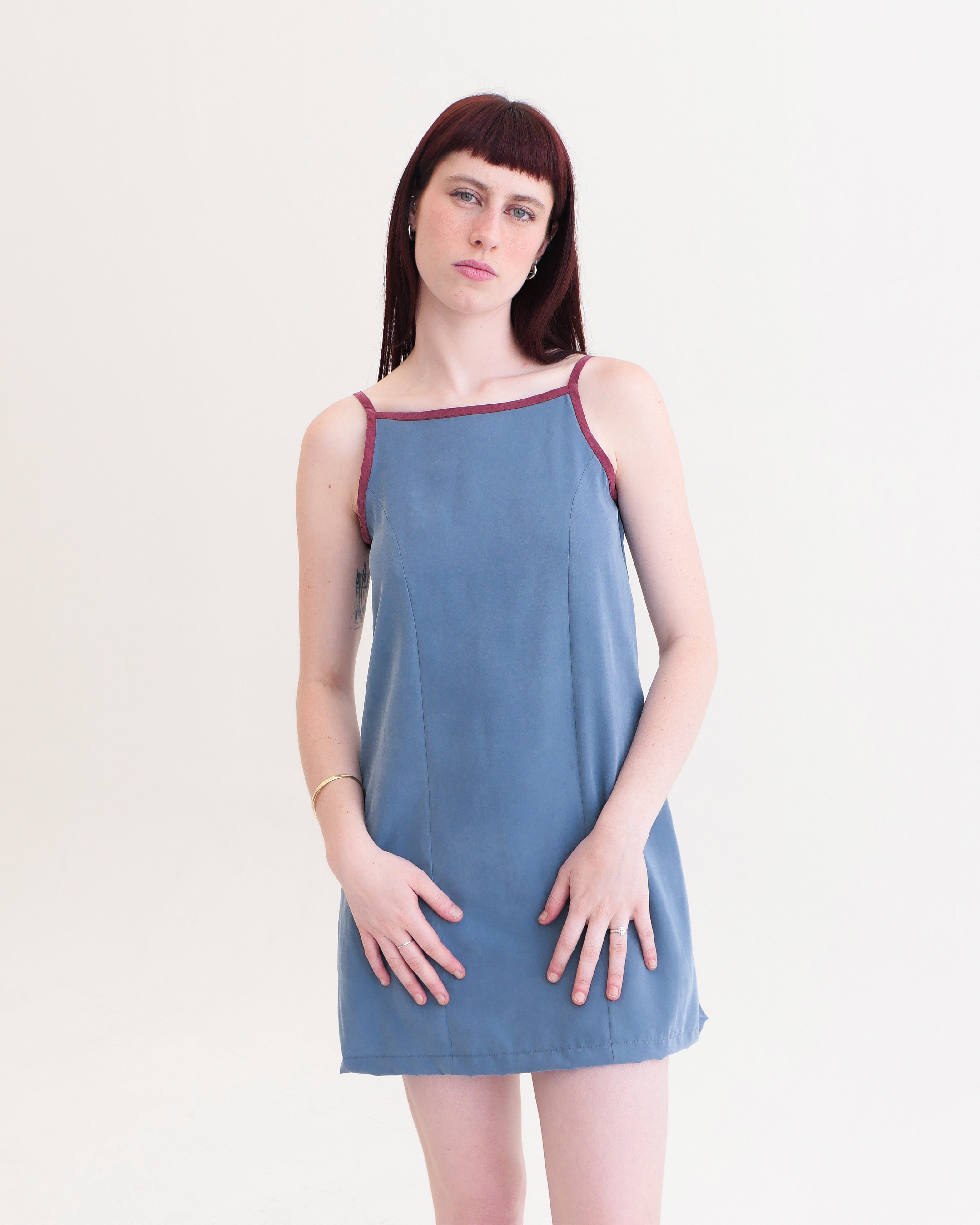 Vestido bicolor